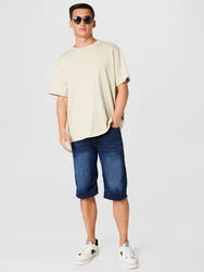Blend 5-Pocket-Jeans Twister Capri Shorts dunkelblau
