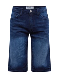 Blend 5-Pocket-Jeans Twister Capri Shorts dunkelblau