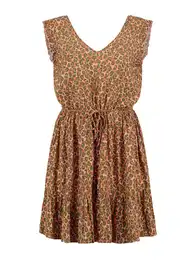 Šaty 'FLORIDA' hnědá / khaki / pink