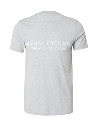T-Shirt '8NZT72' graumeliert / wei