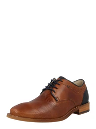 Halbschuh navy / braun