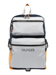 Rucksack dunkelblau / grau / orange