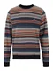Iriedaily Sweatshirt 'Vintachi' marine / greige / orange / schwarz