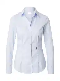 Bluza 'Schwarze Rose' svijetloplava / crna / bijela