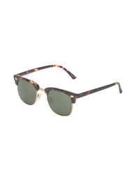 Sonnenbrille mokka / gelb / rot