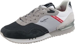 Sneaker '''' London One'''' beige / anthrazit / rot / schwarz / wei