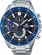 CASIO Analoguhr ''''EDIFICE'''' blau / schwarz / silber