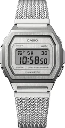 Digitaluhr silber