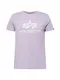 ALPHA INDUSTRIES T-Shirt mauve / weiß