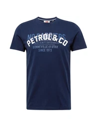 T-Shirt blau / navy / wei
