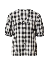 Bluza 'SHIBUYA' siva melange / crna / bijela