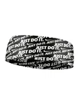 NIKE Sportstirnband 'FURY 3.0' schwarz/weiß