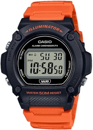 Digitaluhr orange / graphit