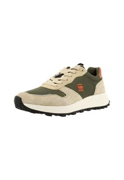 Sneaker beige / oliv / orange