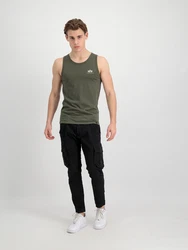 ALPHA INDUSTRIES Tanktop oliv/weiß