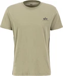 Alpha Industries T-Shirt Rundhalsshirt Backprint T (T-Shirt) oliv/schwarz