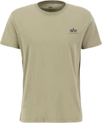 Alpha Industries T-Shirt Rundhalsshirt Backprint T (T-Shirt) oliv/schwarz
