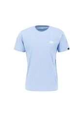 T-Shirt hellblau / wei