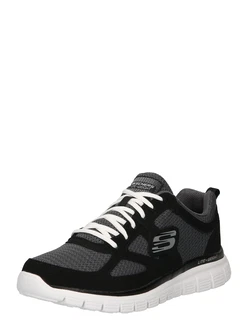 SKECHERS Sneaker Burns Agoura grau/schwarz/weiß SKECHERS Sneaker Burns Agoura grau/schwarz/weiß
