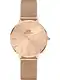 Daniel Wellington Analogni sat 'Petite Unitone RG Rose Gold'  rozo zlatna / crna