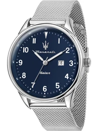 Uhr navy / silber