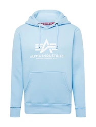 ALPHA INDUSTRIES Sweatshirt hellblau/weiß