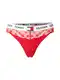 Tommy Hilfiger Underwear Tanga gaćice  noćno plava / crvena / bijela
