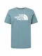 THE NORTH FACE Majica  pastelno modra / bela
