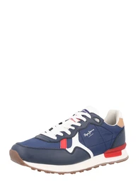 Sneaker ''''BRITT MAN FLAG'''' navy / wei / rot / braun / beige