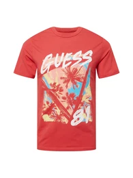 T-Shirt ''''IMPRESS'''' rostrot / wei / orange / himmelblau