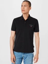 NAPAPIJRI Poloshirt ELBAS navy/pastellblau/blutrot/schwarz