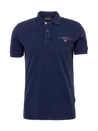Poloshirt 'ELBAS' marine / rot / wei