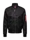 ALPHA INDUSTRIES Prehodna jakna  rdea / rna / bela