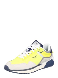 Sneaker limone / hellgrau / navy