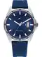 TOMMY HILFIGER Uhr navy / rot / silber / wei