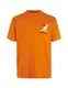 KANGOL T-Shirt 'Harlem' orange / schwarz / weiß