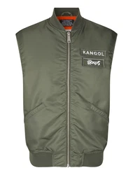 KANGOL Weste khaki