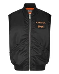 KANGOL Weste orange/schwarz