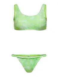Bikiny 'Amanda' mátová / světle zelená
