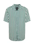 Only & Sons Hemd 'Wayne' dunkelgrün/weiß
