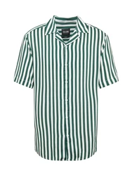 Only & Sons Hemd 'Wayne' dunkelgrün/weiß