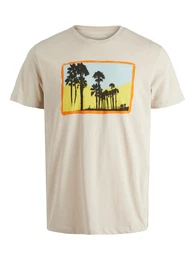 T-Shirt ''''MALIBU'''' beige / mischfarben