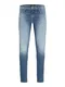 JACK & JONES Jeans 'Liam' blue denim / braun
