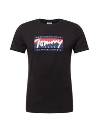 T-Shirt navy / rot / schwarz / wei