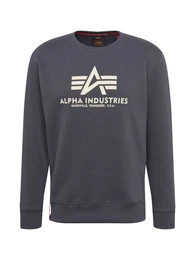 Sweatshirt dunkelgrau / wei