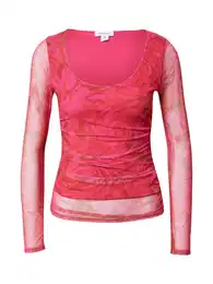 Tričko 'Jemma Lewis' pink / tmavě růžová / červená