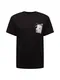 Tommy Jeans T-Shirt schwarz / rot / wei / rosa
