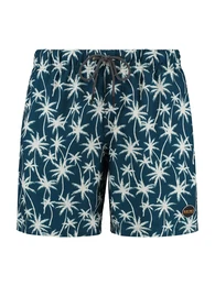 Badeshorts dunkelblau / wei