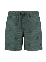 Badeshorts grn / grasgrn / schwarz