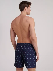 Shiwi Badeshorts Palmtree dunkelblau/mint